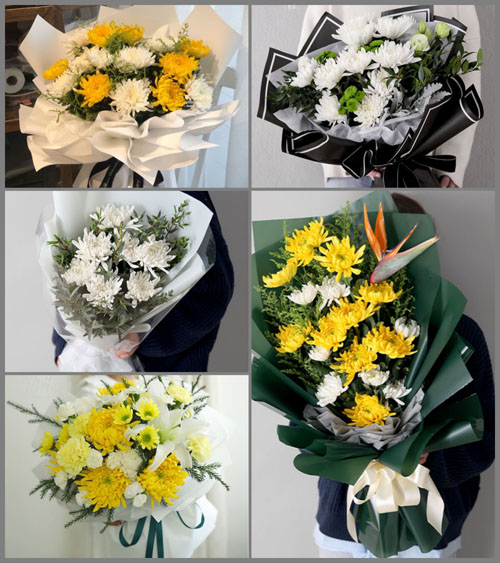 广东广州市花都区花山镇儒林村白事花束代送